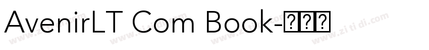 AvenirLT Com Book字体转换